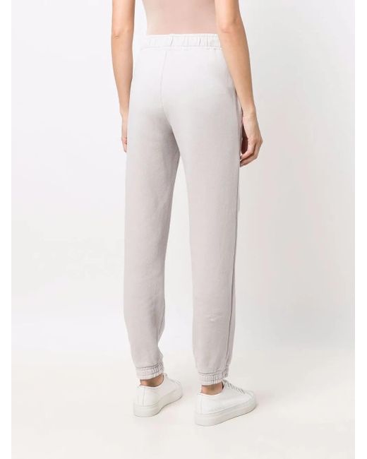 Cotton Citizen White Elasticated-Waist Cotton Trousers