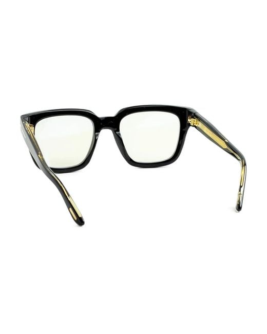 Tom Ford Black Square-Frame Glasses for men