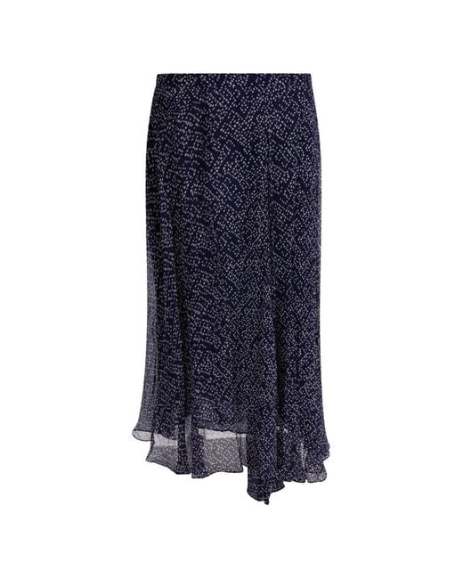 Isabel Marant Rokken ,Blauw ,Midi Rok in het Blue