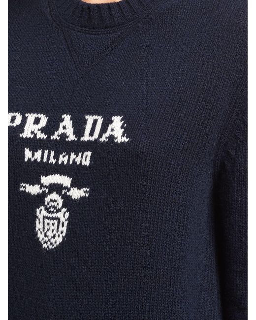 prada logo jumper