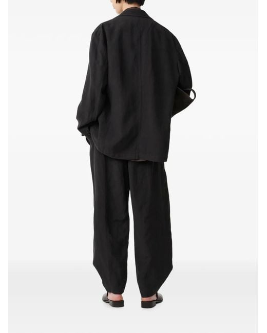 Studio Nicholson Black Elkin Notch-Lapel Jacket