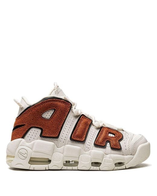 Nike Air More Uptempo "basketball" Sneakers in Brown | Lyst