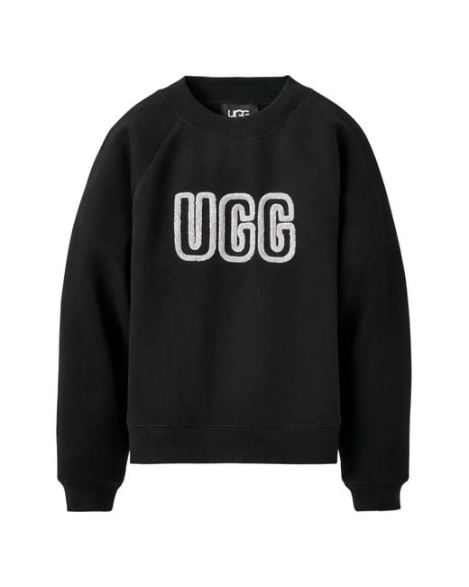 Ugg Black Logo-Patch Sweater