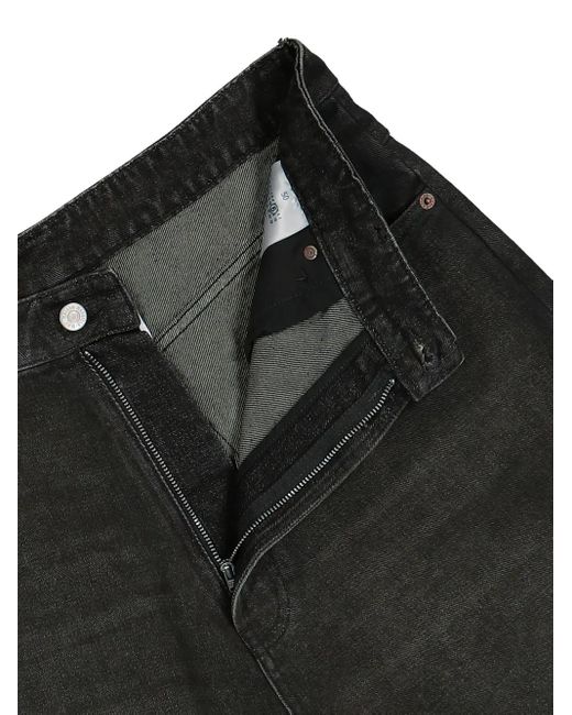 MM6 by Maison Margiela Black Denim Shorts for men