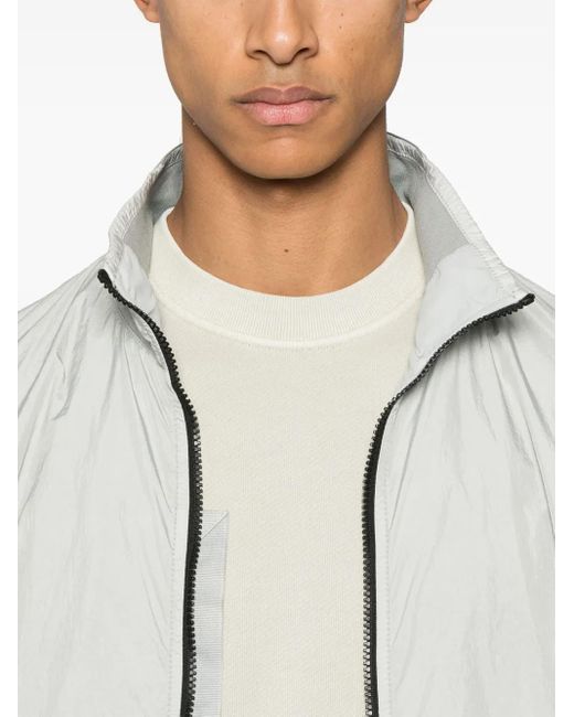 メンズ Stone Island コンパスバッジ ジャケット Gray