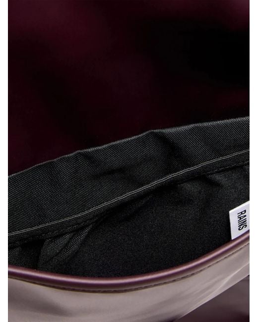 Mochila mini con cierre de solapa Rains de color Purple
