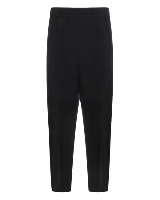 Fabiana Filippi Black Drawstring Embellished Trousers