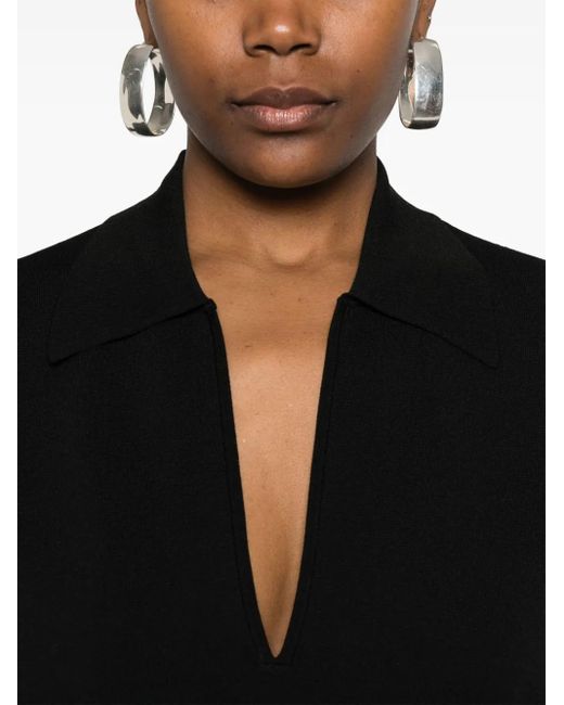 P.A.R.O.S.H. Black Roma Mini Dress