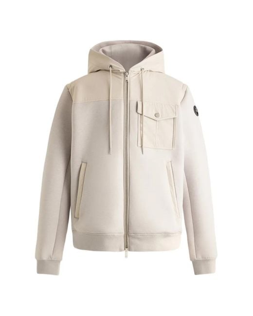 Fusalp White Cimarag Zip-Up Hooded Bomber Jacket for men