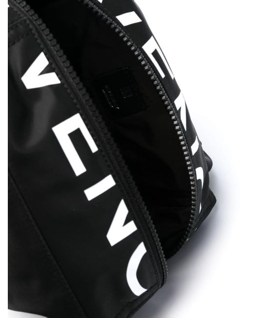 Bolso messenger con logo Givenchy de hombre de color Black
