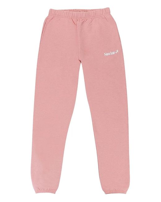 Sinclair Red Logo-Print Track Pants for men