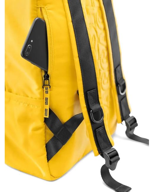 Crash Baggage キルティングパネル バックパック Yellow