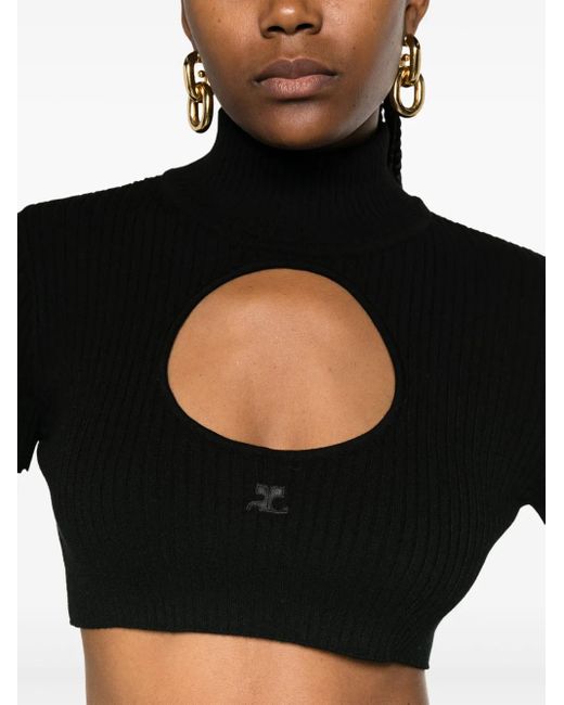 Courreges Black Maglia