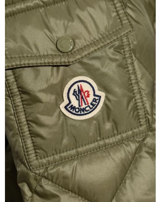 Moncler Green Quilted Puffer Jacket