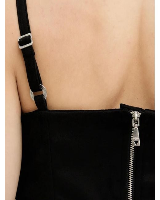 Guess Black Nunzia Sweetheart-Neckline Tank Top