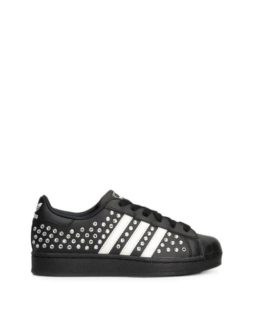 Adidas Black Superstar Ii Sneakers