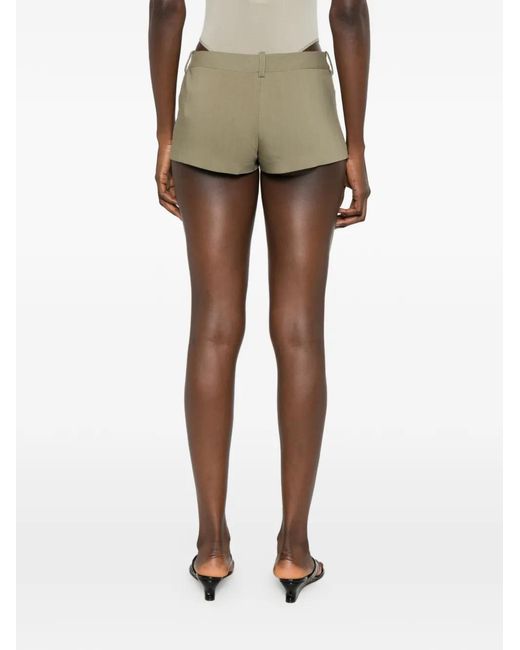 Frankie Shop Natural Short À Fermeture Dissimulée