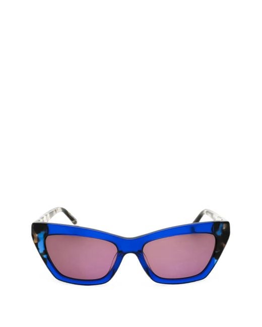DKNY Blue Cat-Eye Frame Sunglasses