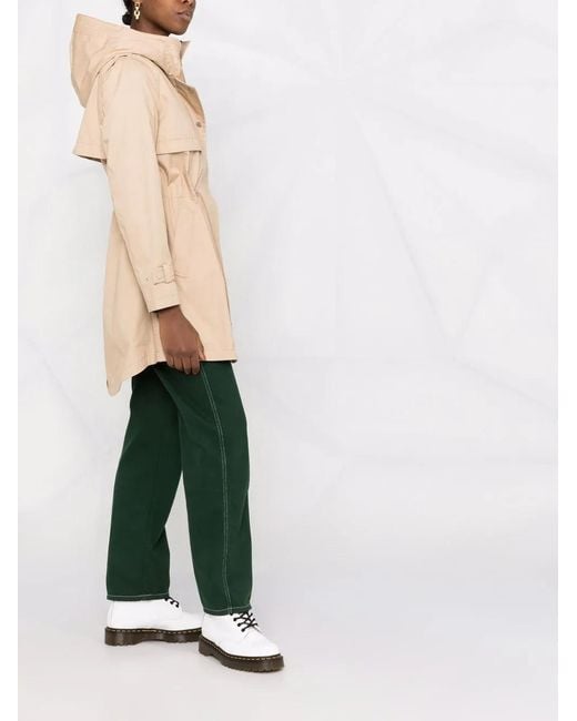 Woolrich Natural Havice Zip-Front Parka Coat