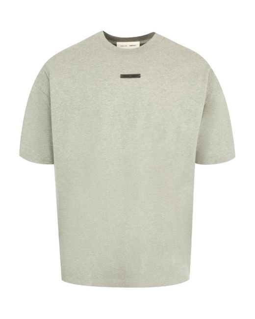 Fear Of God White Classic Fit T-Shirts for men