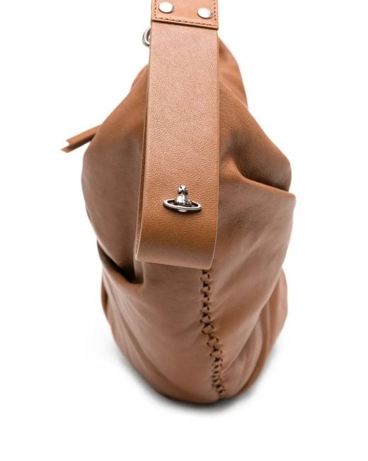 Vivienne Westwood Brown Medium Shoulder Bag