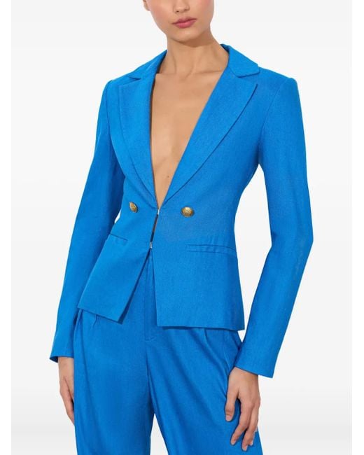 Alice + Olivia Blue Mya Blazer