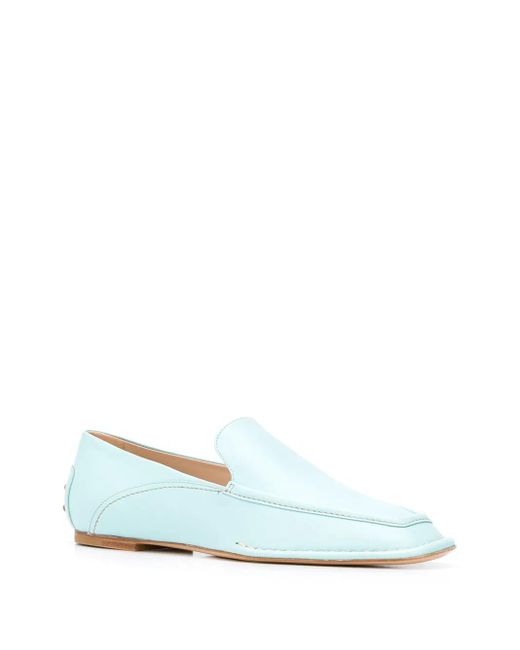 Tod's Blue Classic Leather Loafers