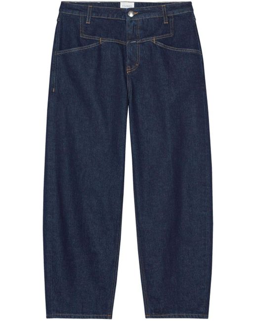 Closed Blue Stover-X Cropped Jeans