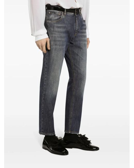 Dolce & Gabbana Blue Pants & Shorts for men