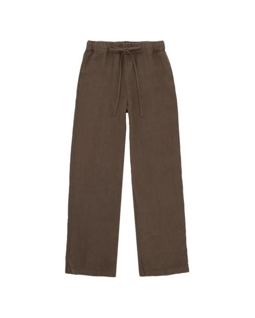 Fortela Brown Jaleh Drawstring Trousers