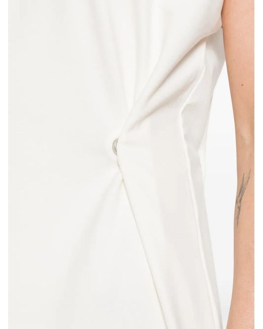 Coperni White Adjustable Maxi Dress
