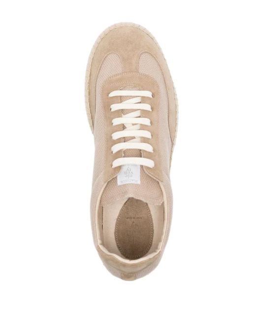 Eleventy Pink Lace-Up Canvas Espadrilles for men