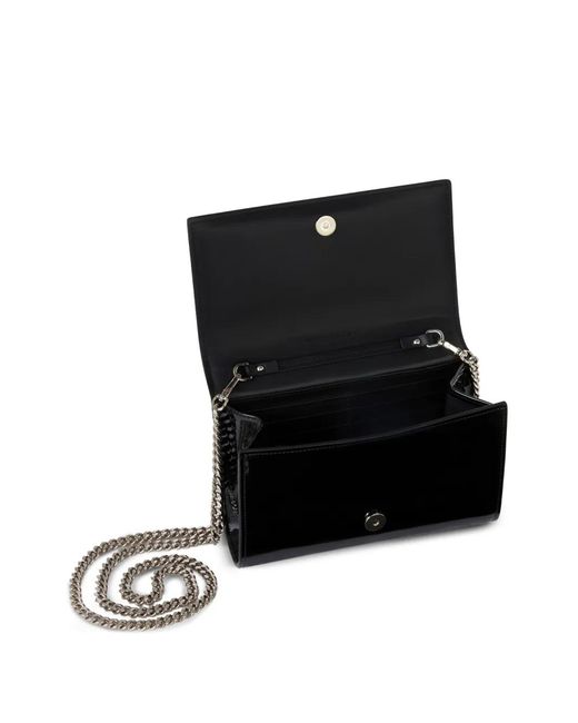 Giuseppe Zanotti Black Cleopatra Clutch Bag