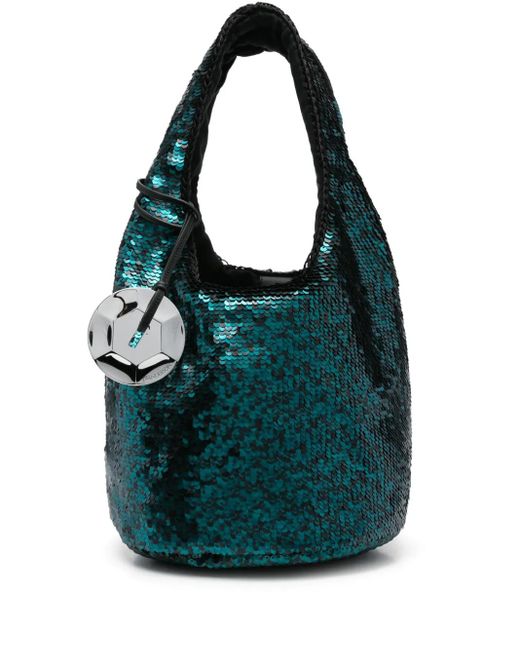 J.W. Anderson スパンコール ハンドバッグ Green