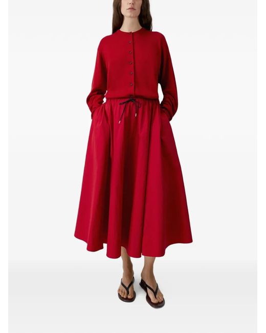 Cordera Drawstring Flared Skirt