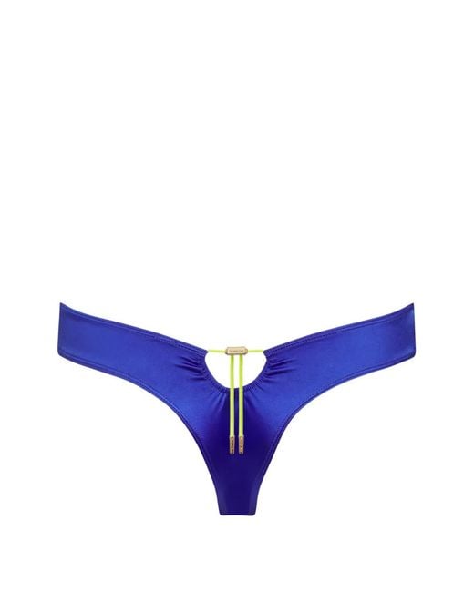 Maison Close Blue Glow Tanga Bikini Bottom