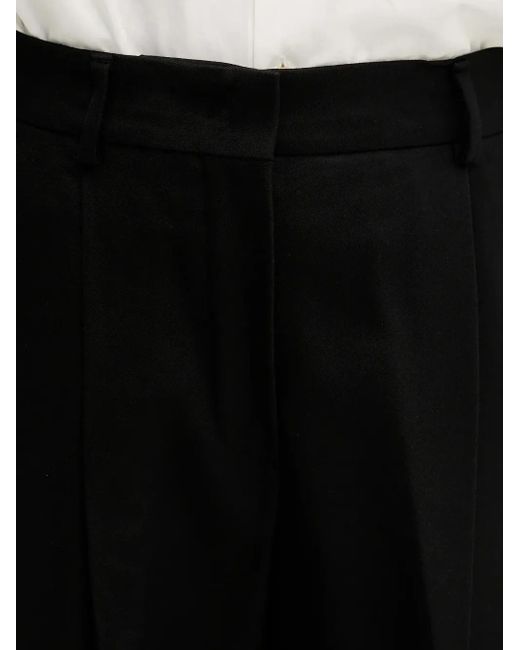 Sportmax Black Pleated Trousers