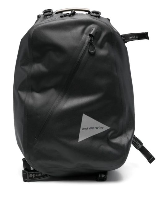 Sac À Dos À Design Imperméable And Wander pour homme en coloris Black