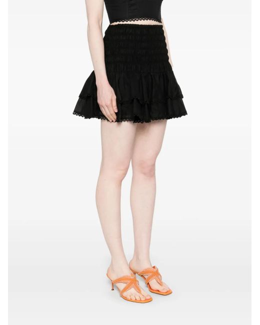 Charo Ruiz Black Pinel Mini Skirt