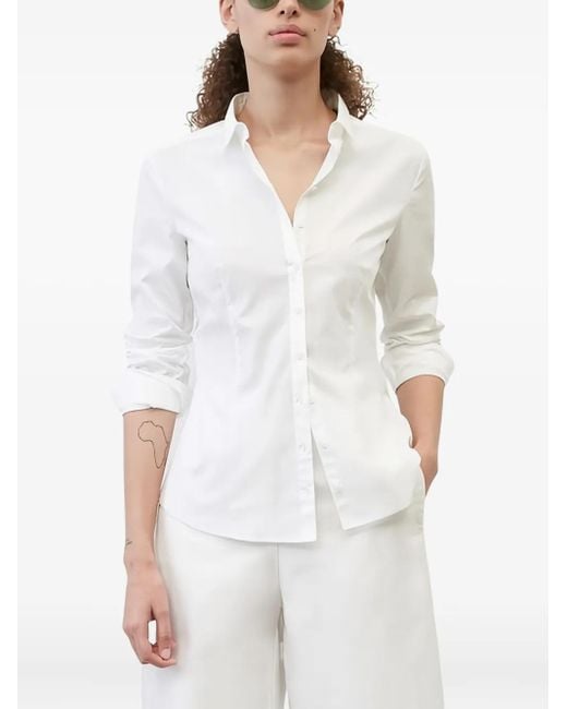 Marc O' Polo White Button-Up Shirt