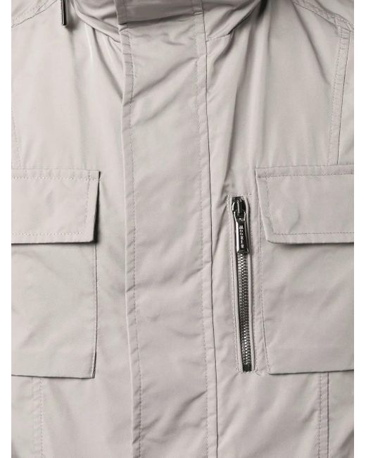 Moorer Gray Manolo-Km Field Jacket for men