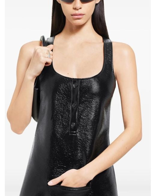 Courreges Black Reversed Dress