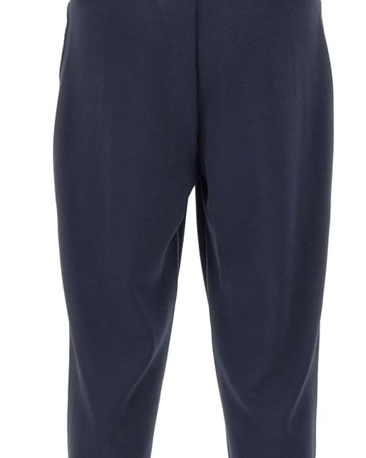 Pantalones de chándal con cinturilla elástica EA7 de hombre de color Blue