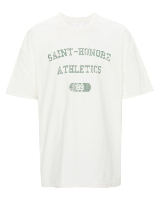 1989 STUDIO White Saint Honore Athletics Cotton T-shirt for men