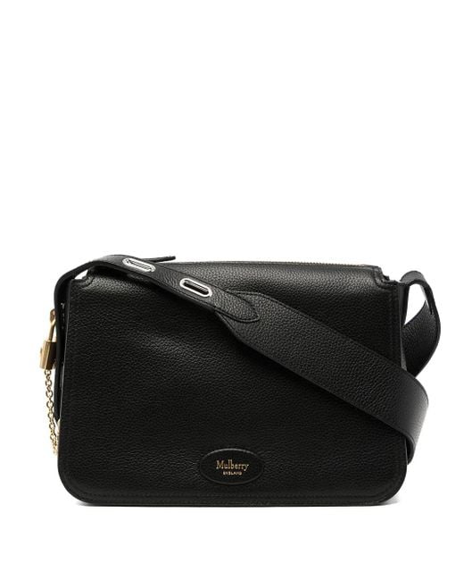Mulberry Black Billie Leather Crossbody Bag