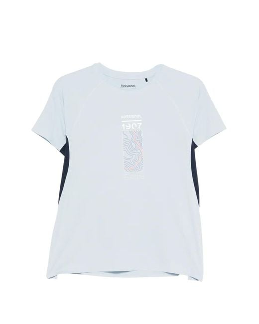 Rossignol Blue Sapa Ultra Short-Sleeve T-Shirt