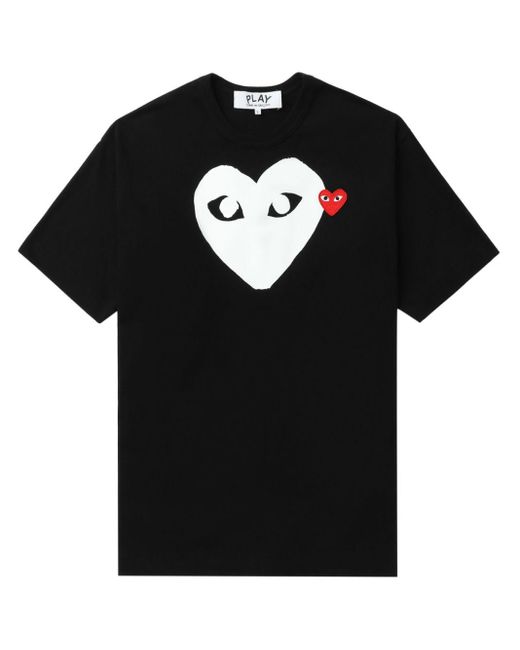 COMME DES GARÇONS PLAY Black Heart Logo Cotton T-shirt