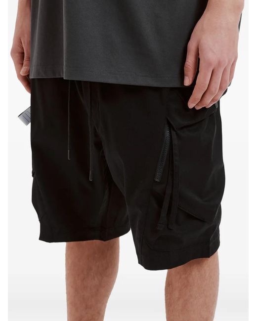 Musium Div. Black Short À Poches Zippées for men