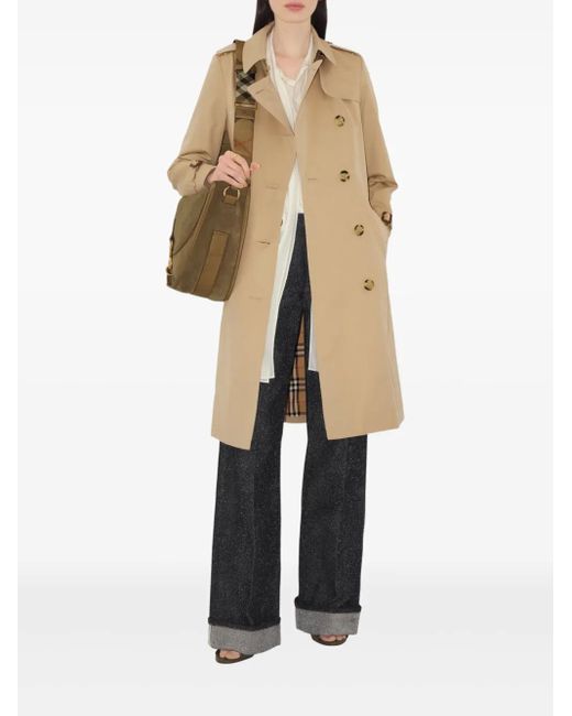 Burberry Natural Chelsea Heritage Belted Trench Coat