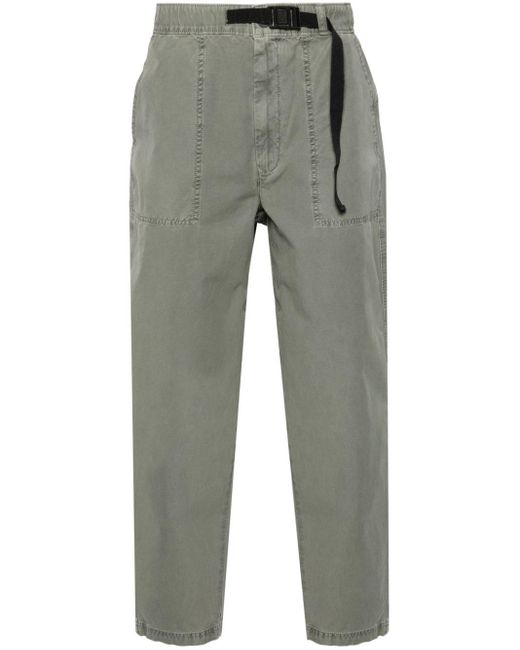 Barbour Gray Grindle Mid-rise Tapered Trousers for men